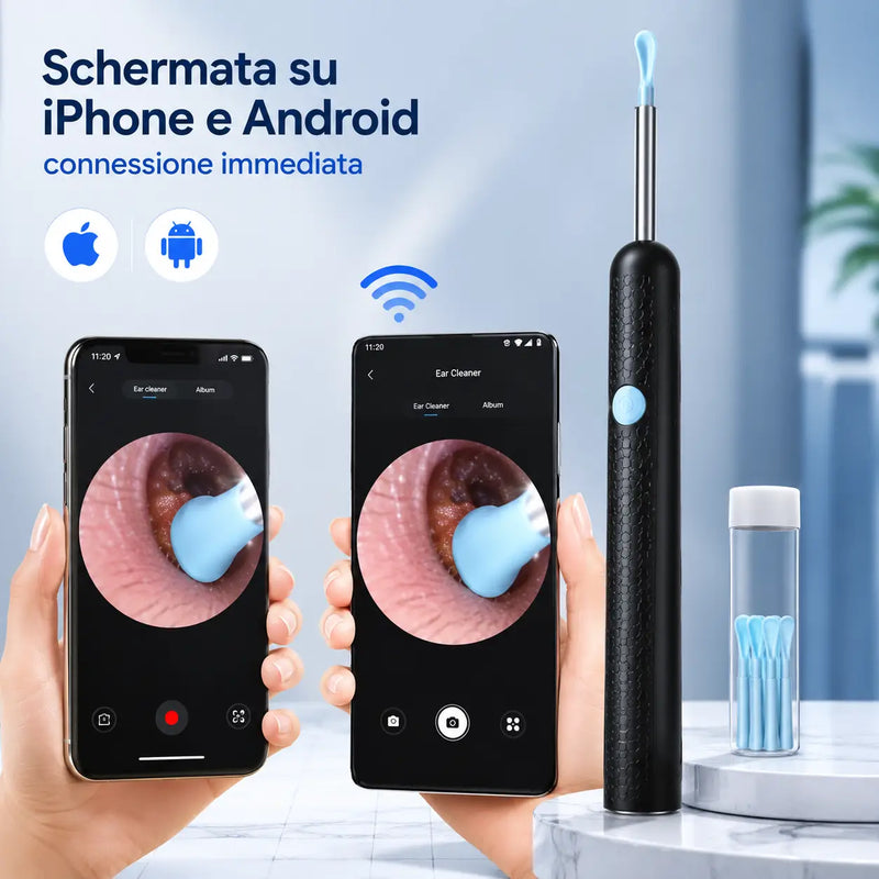 Schermata su iPhone e Android — connessione immediata