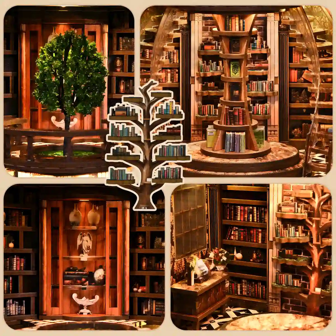 The Elder Oak – Kit Book Nook Fai-da-Te
